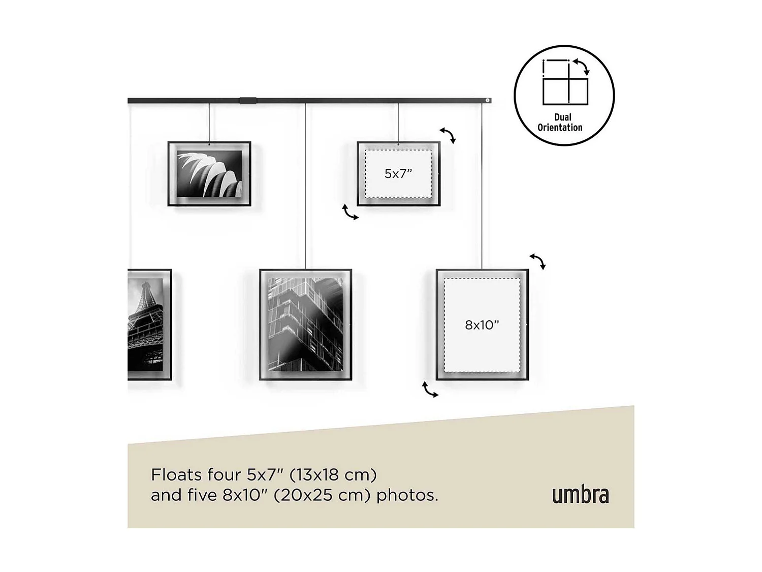 Fototür Treppe 9 Rahmen Exhibit