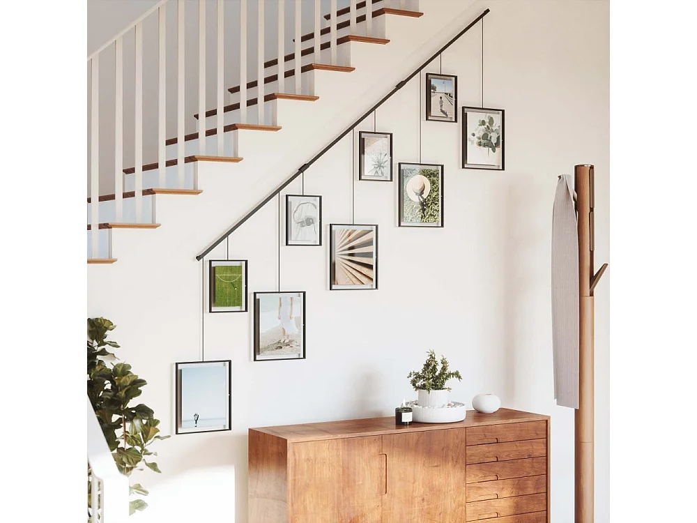 Fototür Treppe 9 Rahmen Exhibit