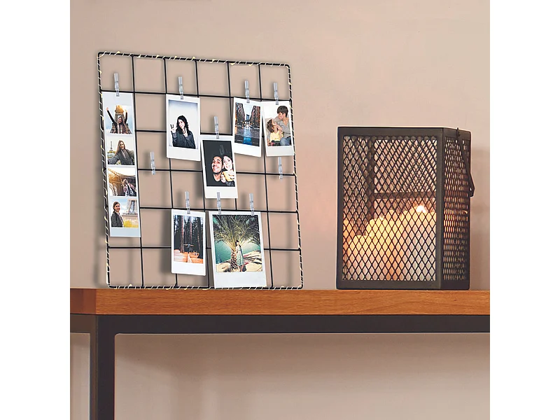 Cadre Photo Led Avec Pinces Noir