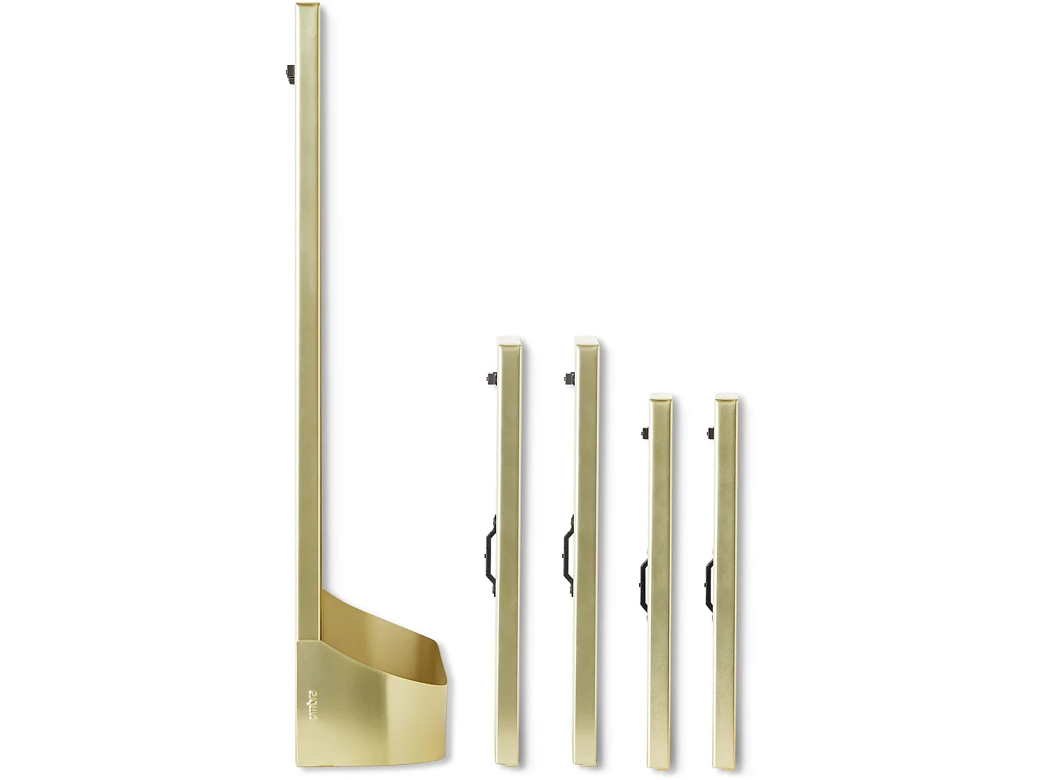 Set aus 5 vergoldeten Bilderrahmen Matinée