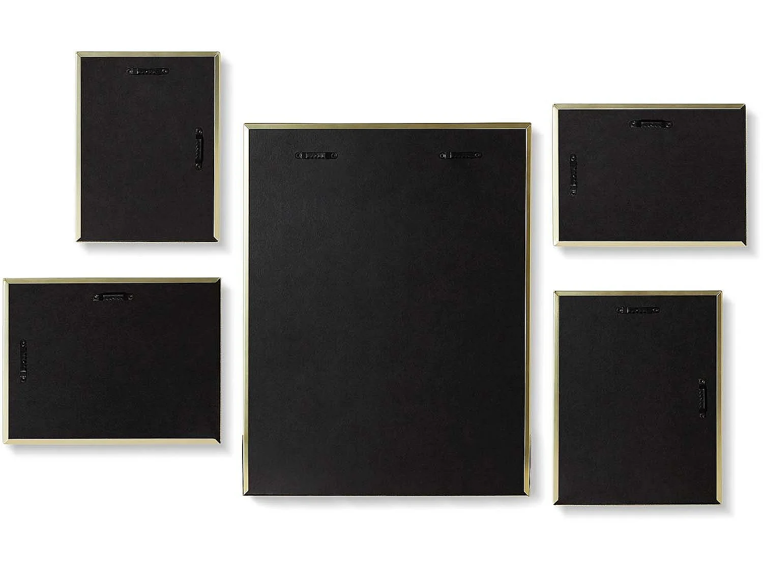 Set aus 5 vergoldeten Bilderrahmen Matinée