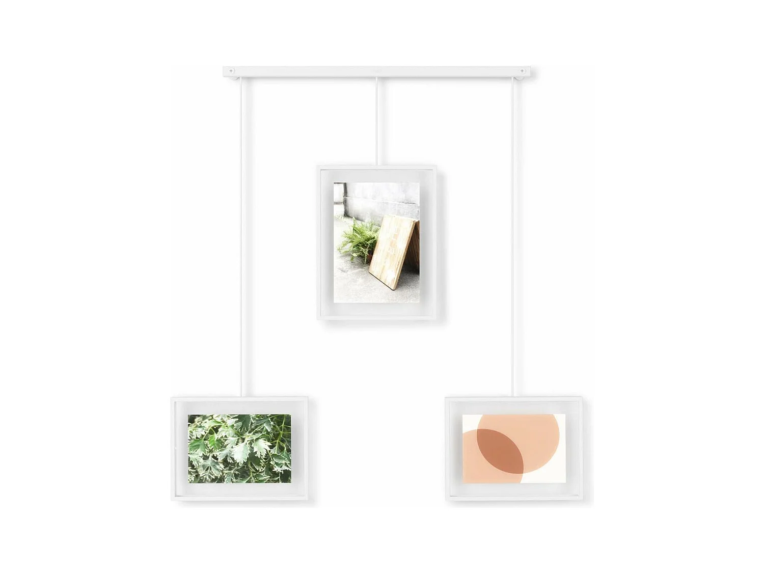 Mehrfachfotorahmen für 3 Foto "Exhibit"