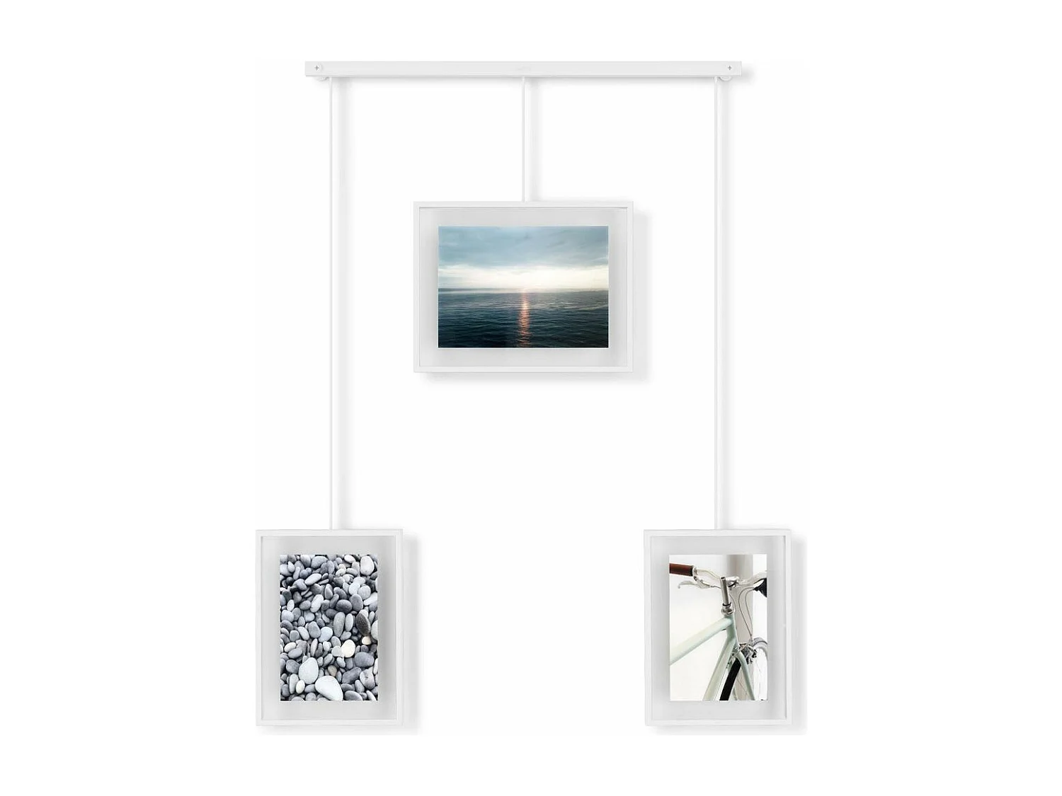 Mehrfachfotorahmen für 3 Foto "Exhibit"