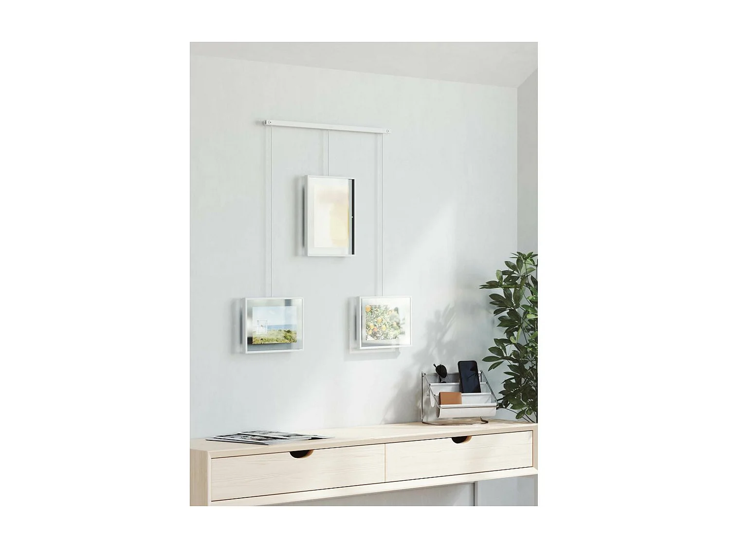 Porte photos escalier 3 cadres Exhibit