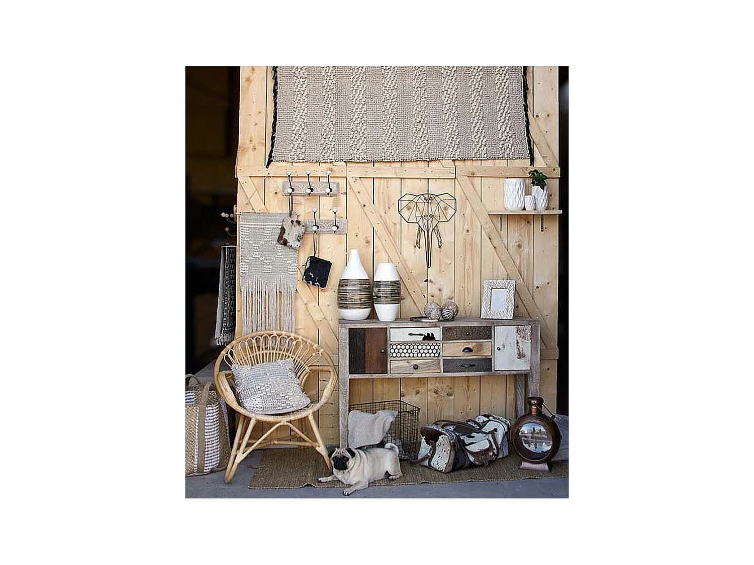 Cadre photo en manguier feuillages Pour photo 10 x 15 cm