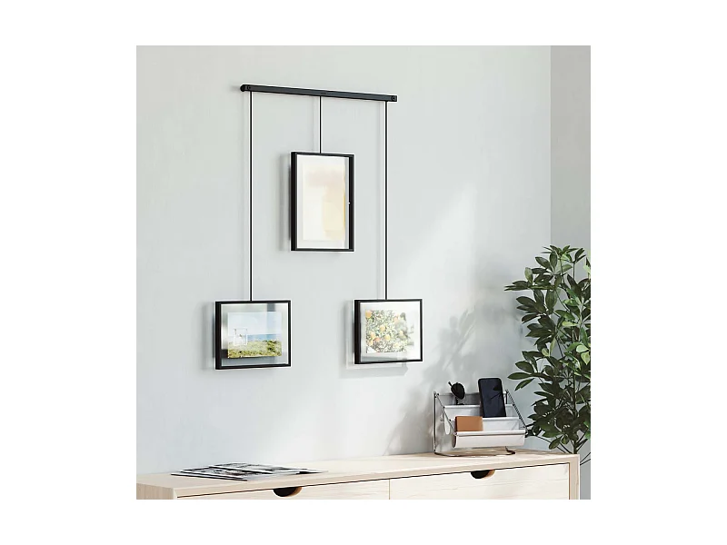 Mehrfachfotorahmen für 3 Foto "Exhibit"