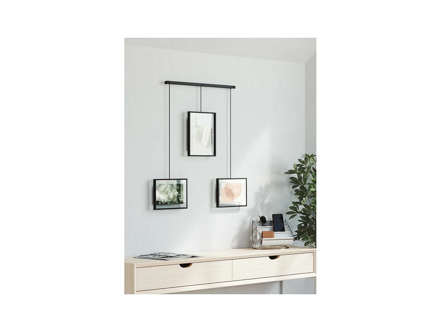 Porte photos escalier 3 cadres Exhibit