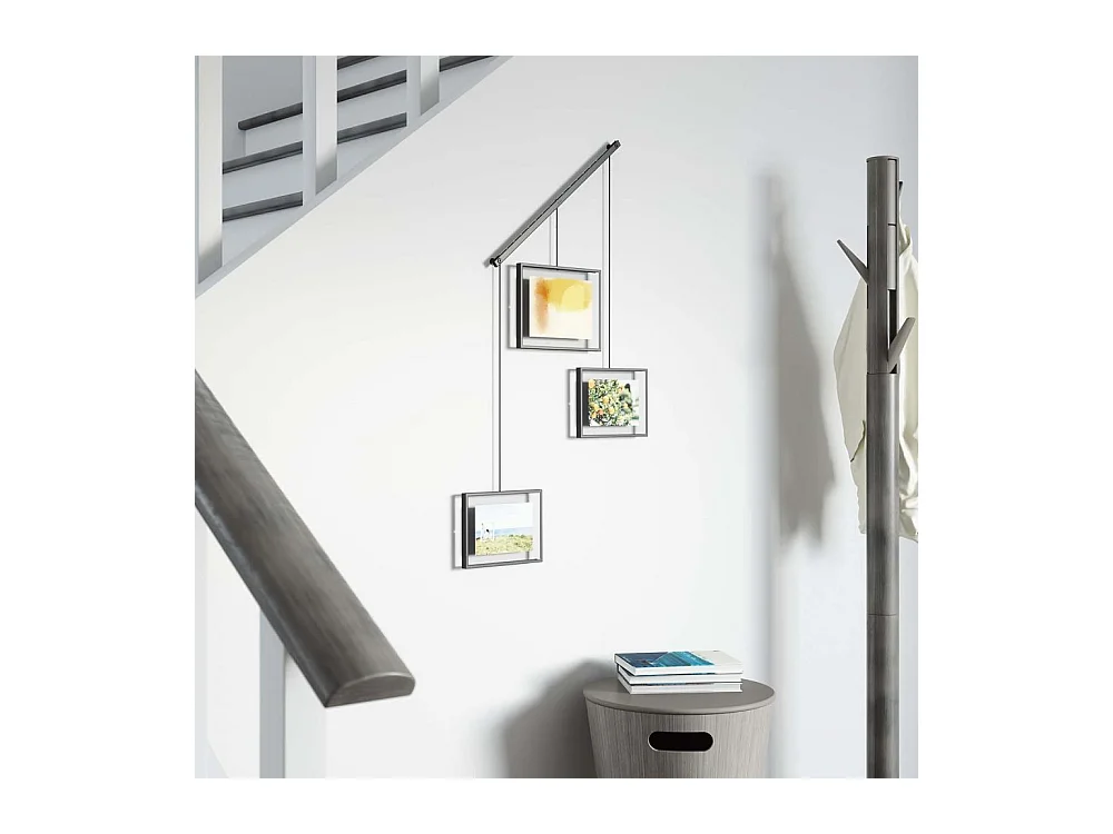 Porte photos escalier 3 cadres Exhibit