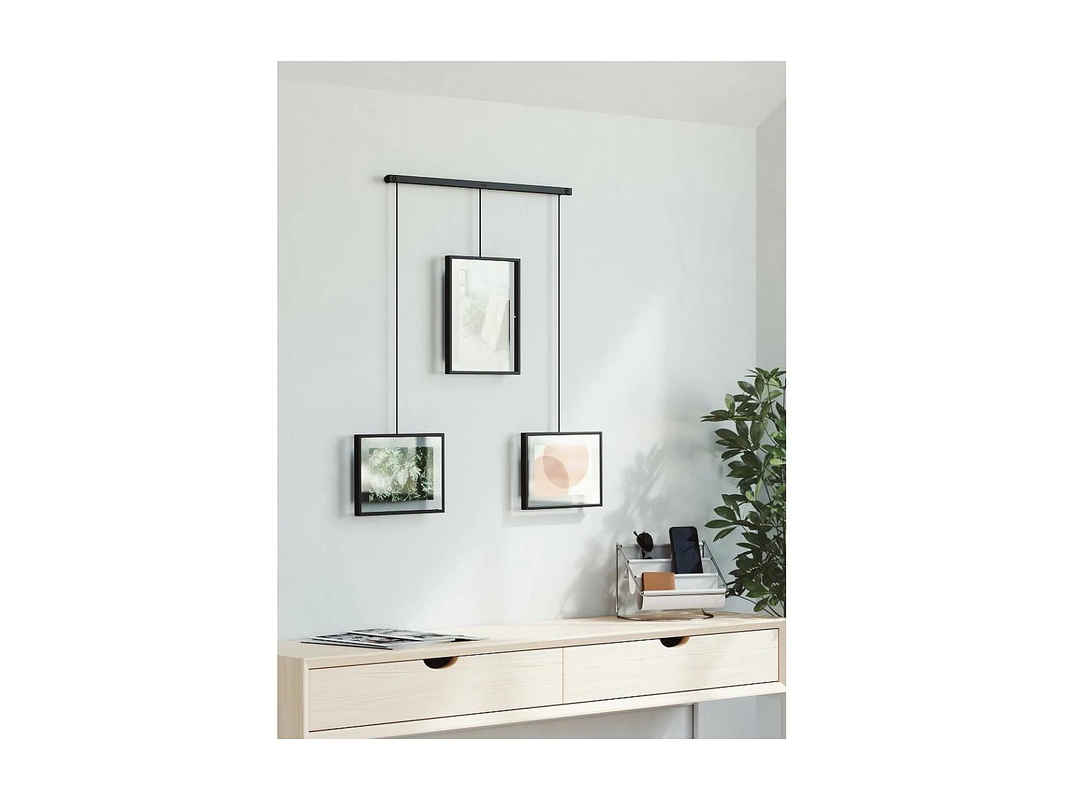 Porte photos escalier 3 cadres Exhibit