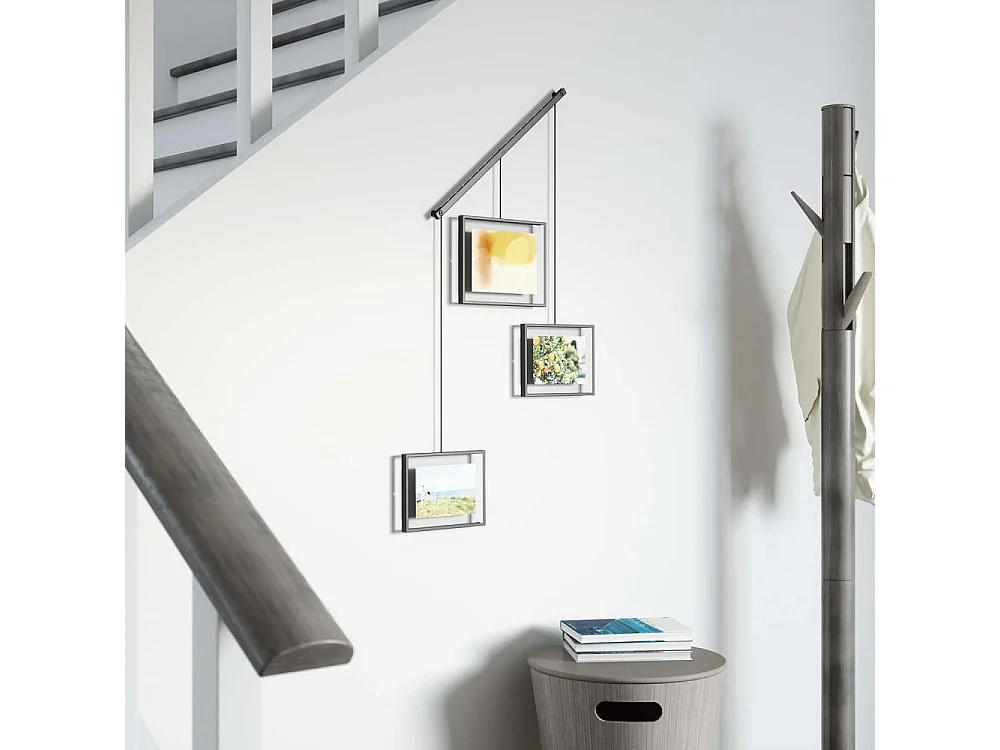 Porte photos escalier 3 cadres Exhibit