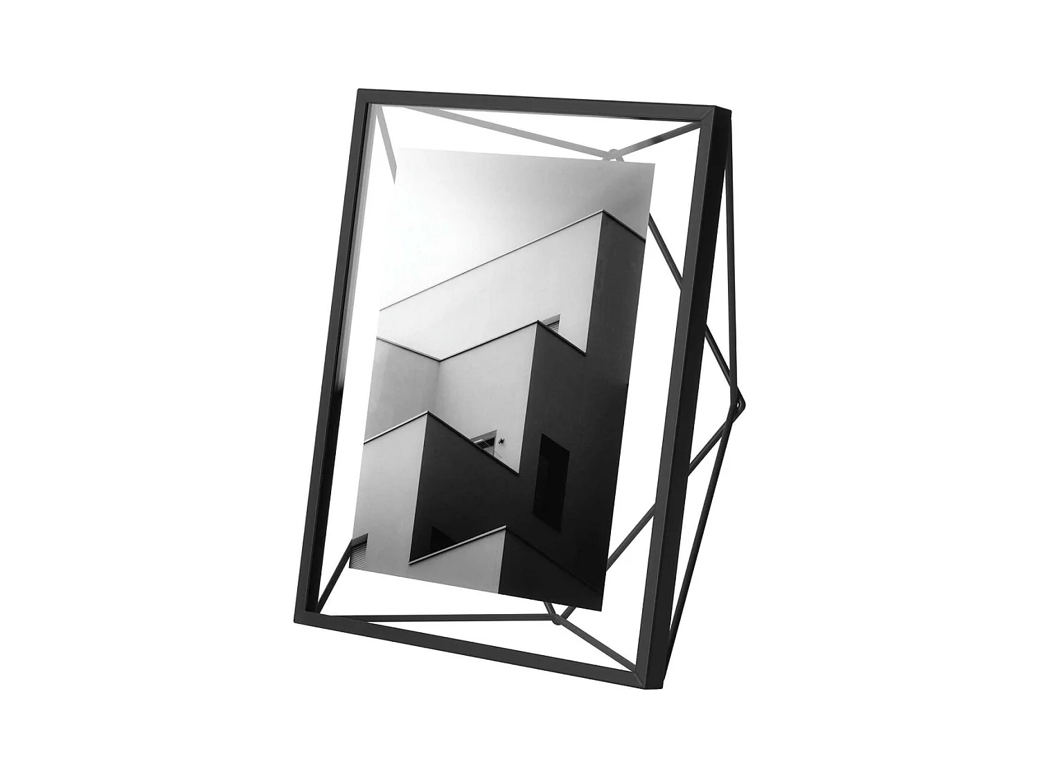 Cadre photo fil en métal 13x18 cm Noir