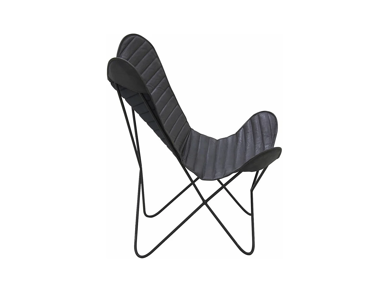 Fauteuil Butterfly en cuir