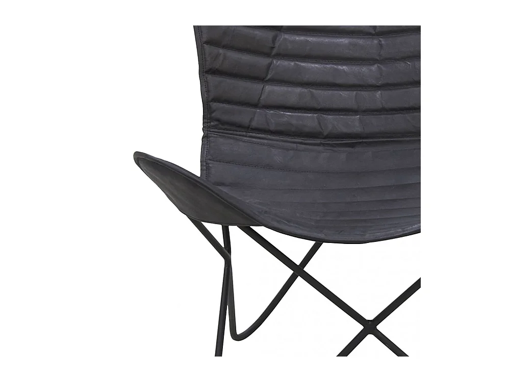 Fauteuil Butterfly en cuir