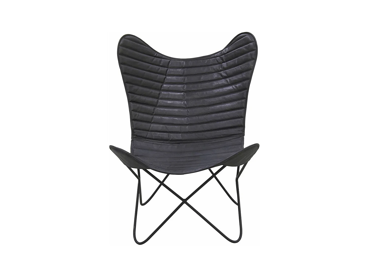 Fauteuil Butterfly en cuir