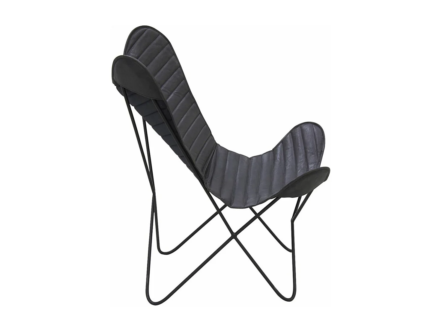 Fauteuil Butterfly en cuir