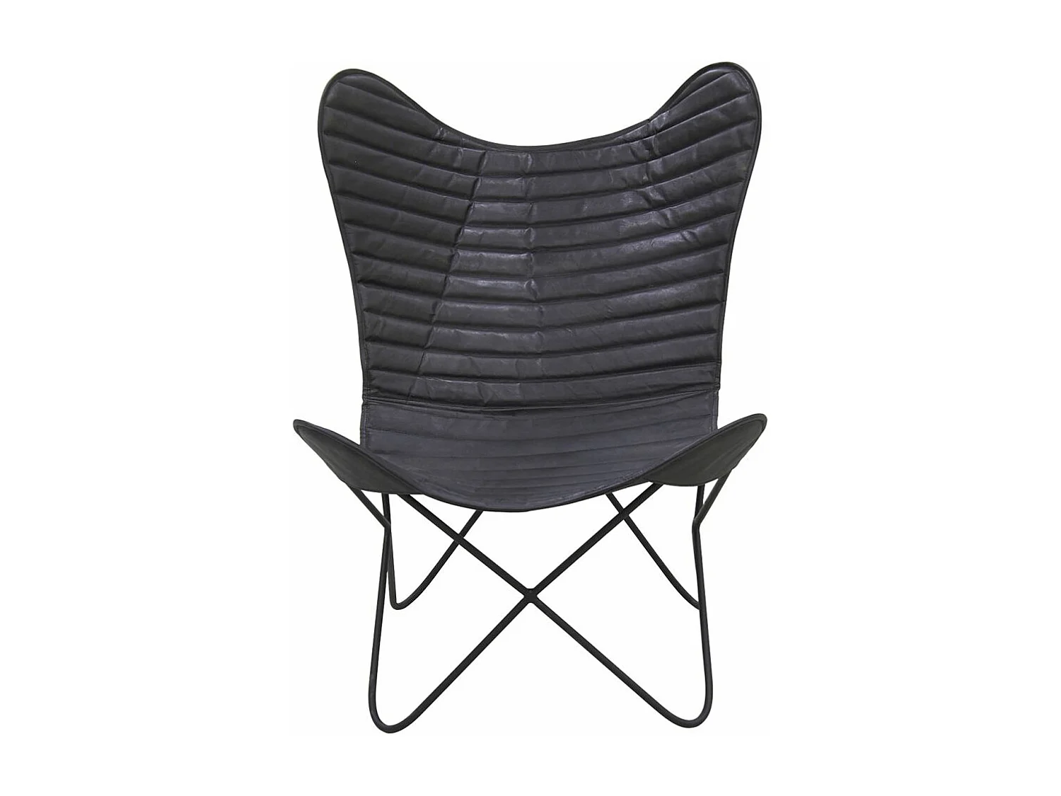 Fauteuil Butterfly en cuir
