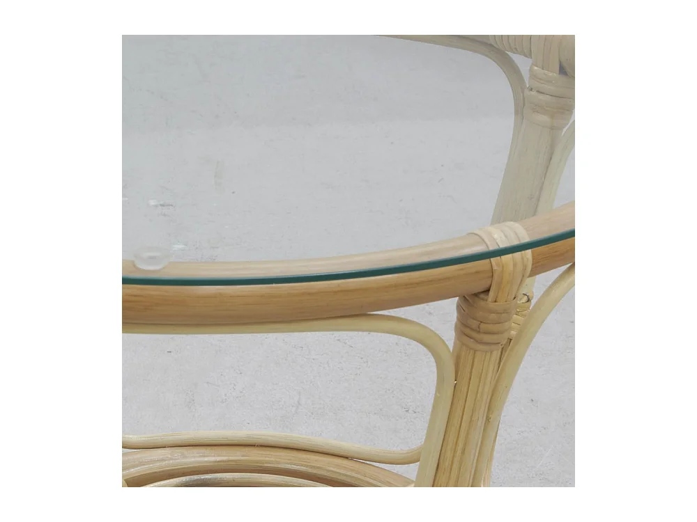 Salon en rotin naturel