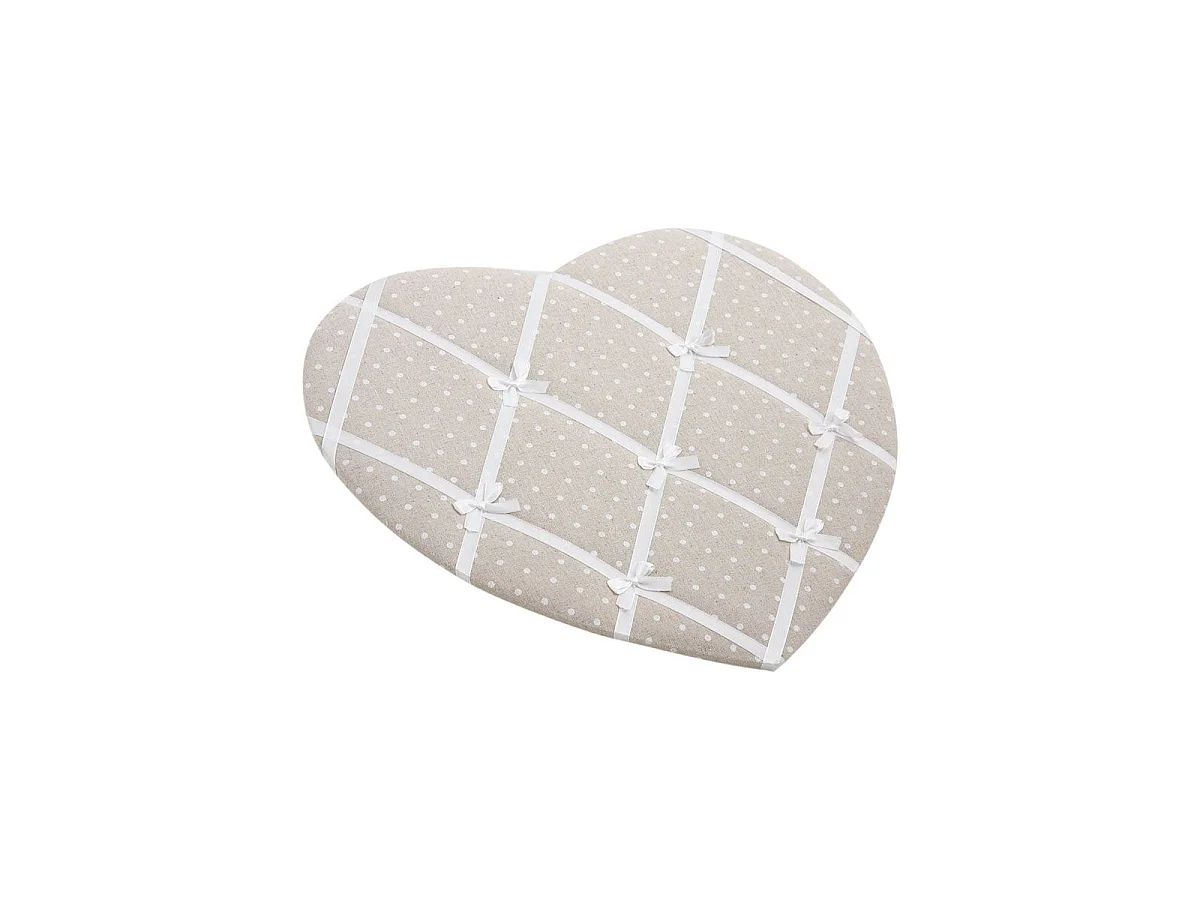 Cadre photo pêle-mêle en tissu Coeur