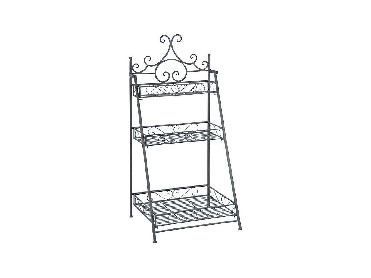 Etagère pliante à plantes Arabesques Escalier 3 niveaux