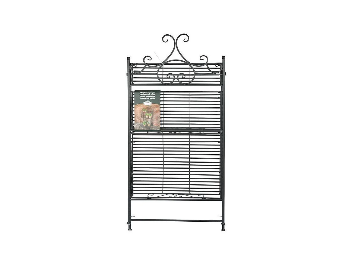 Etagère pliante à plantes Arabesques Escalier 3 niveaux