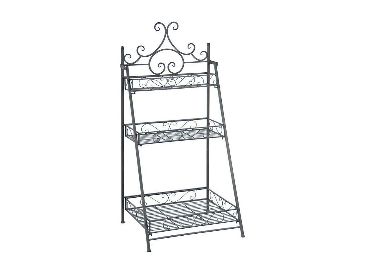 Etagère pliante à plantes Arabesques Escalier 3 niveaux