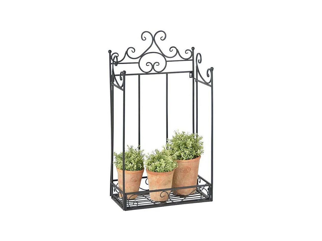 Etagère pliante à plantes Arabesques Droite 1 niveau