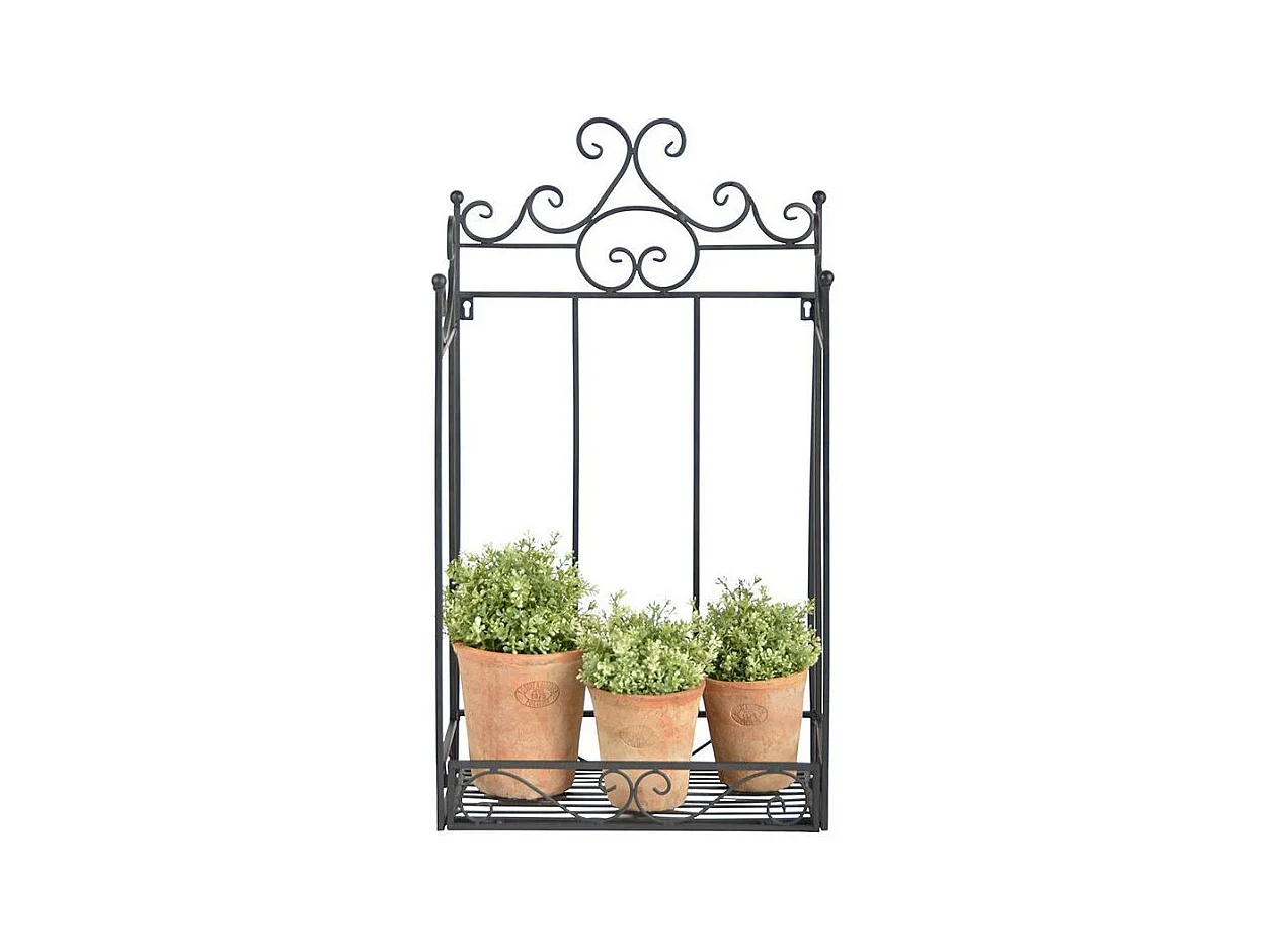 Etagère pliante à plantes Arabesques Droite 1 niveau