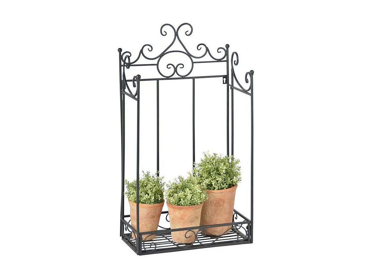 Etagère pliante à plantes Arabesques Droite 1 niveau