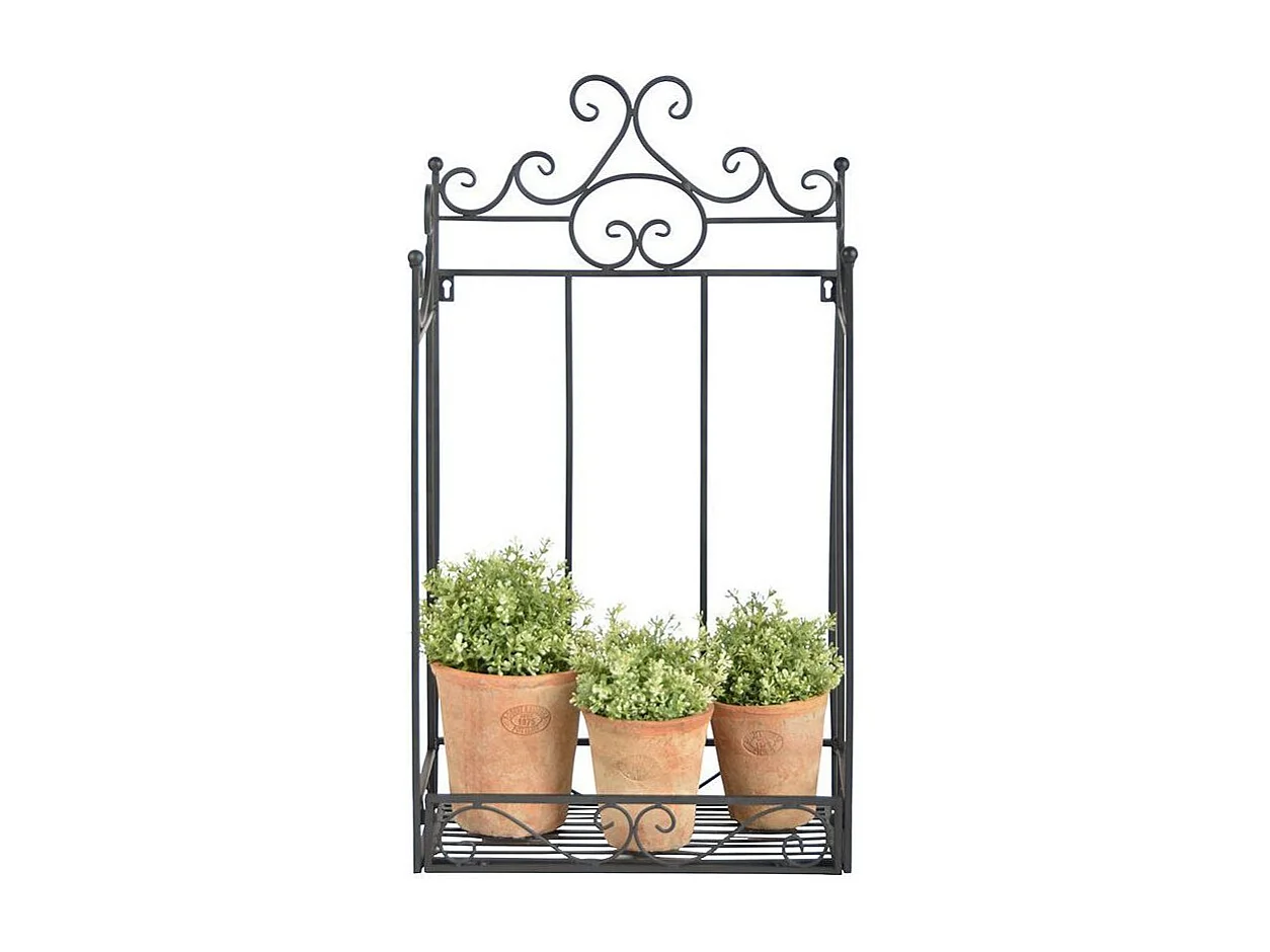 Etagère pliante à plantes Arabesques Droite 1 niveau