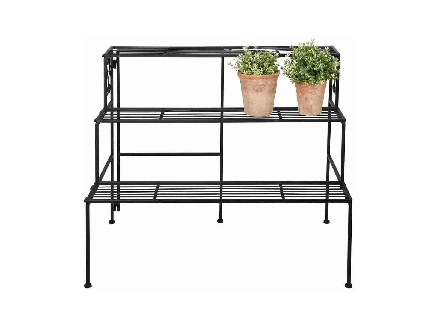 Etagère à plantes pliante en fer 3 niveaux