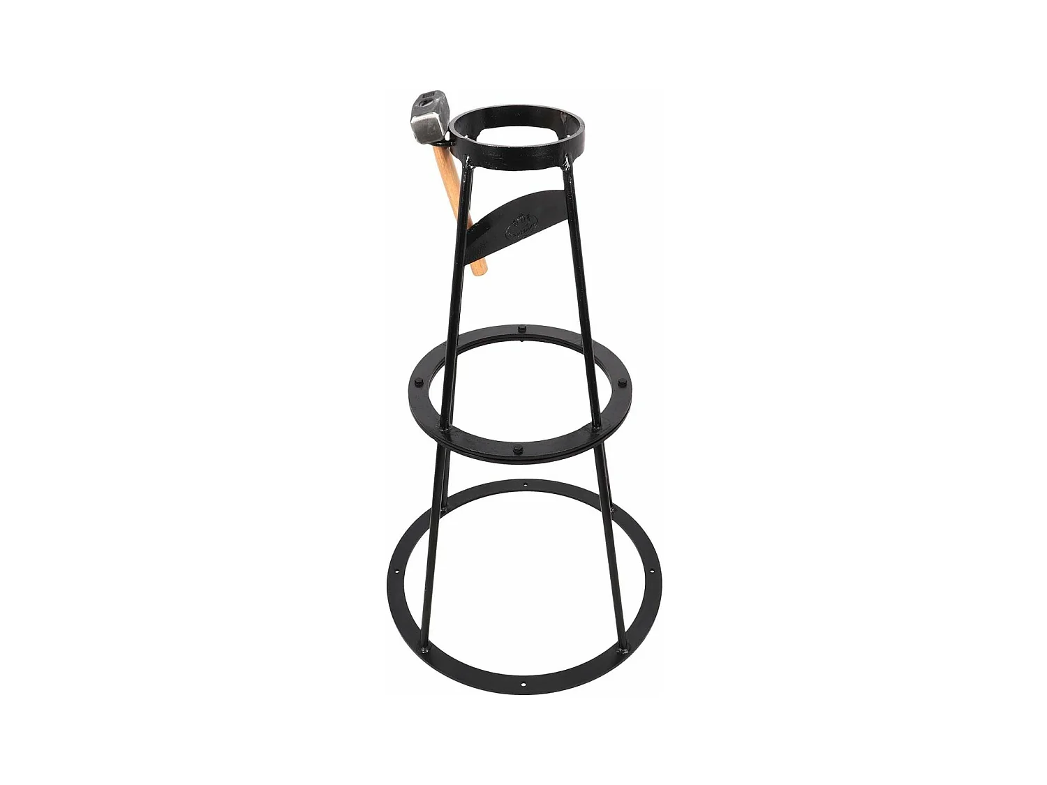 Set fendeuse à bois  support et maillet 54 x 92 cm