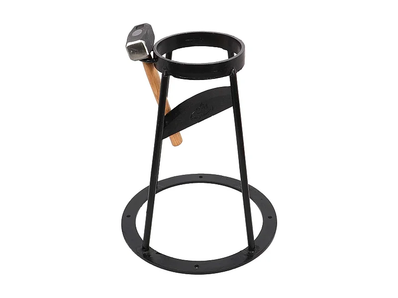 Set di spaccalegna con supporto e mazza 38 x 46 cm