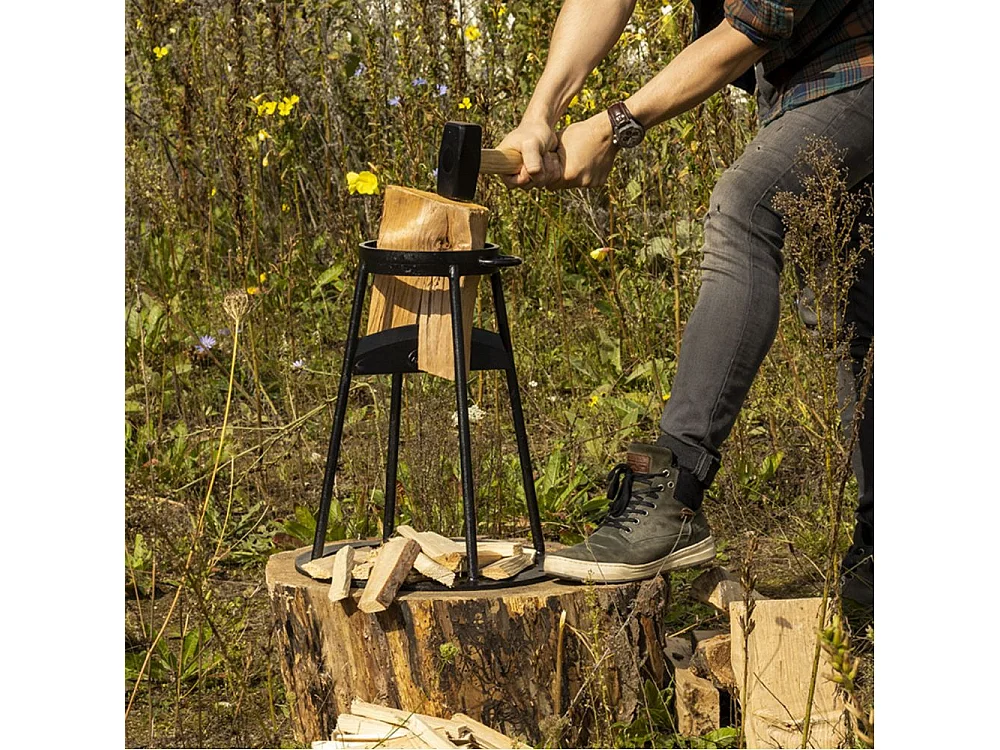 Holzspalter-Set Halterung und Hammer 38 x 46 cm