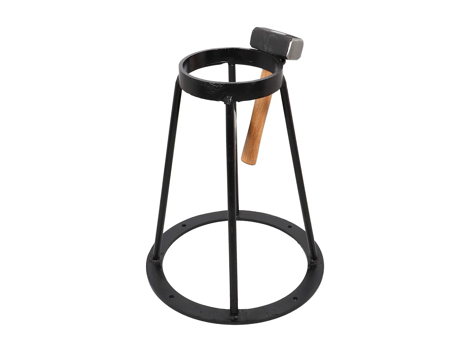 Holzspalter-Set Halterung und Hammer 38 x 46 cm