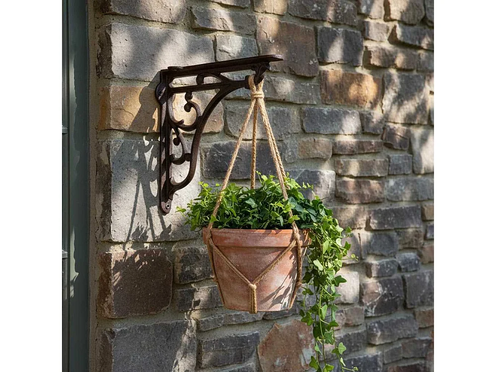 Crédence à patère murale en fonte 24 cm