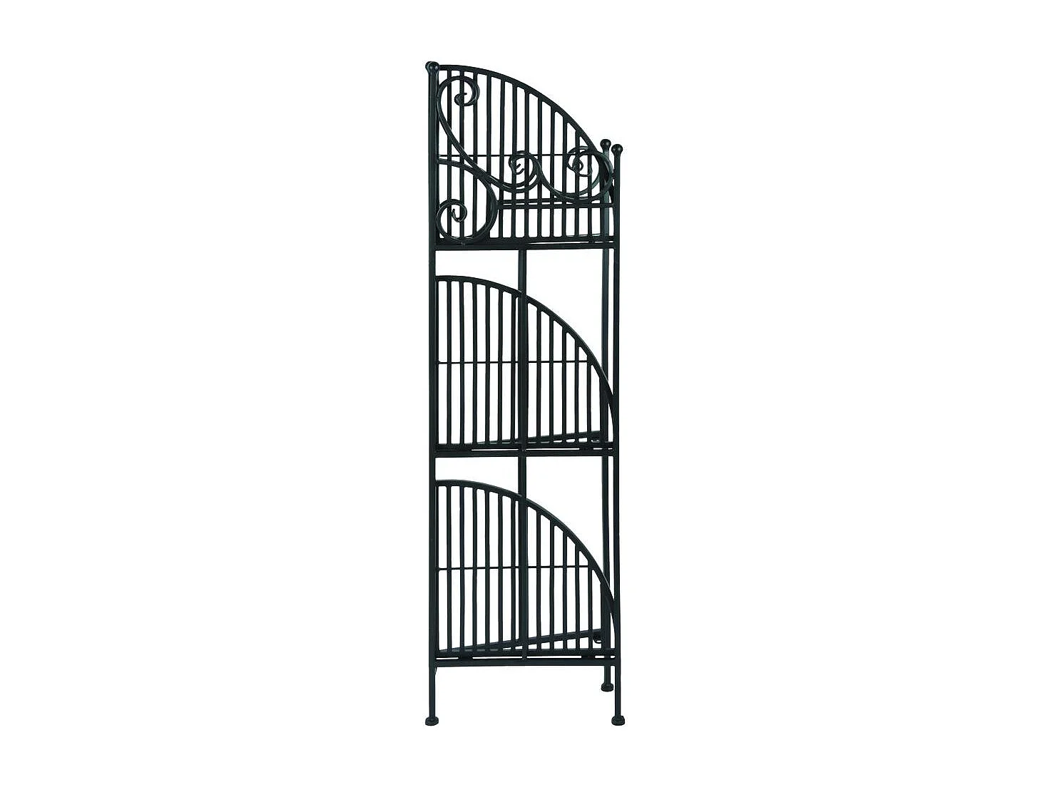 Zusammenklappbares Eckregal