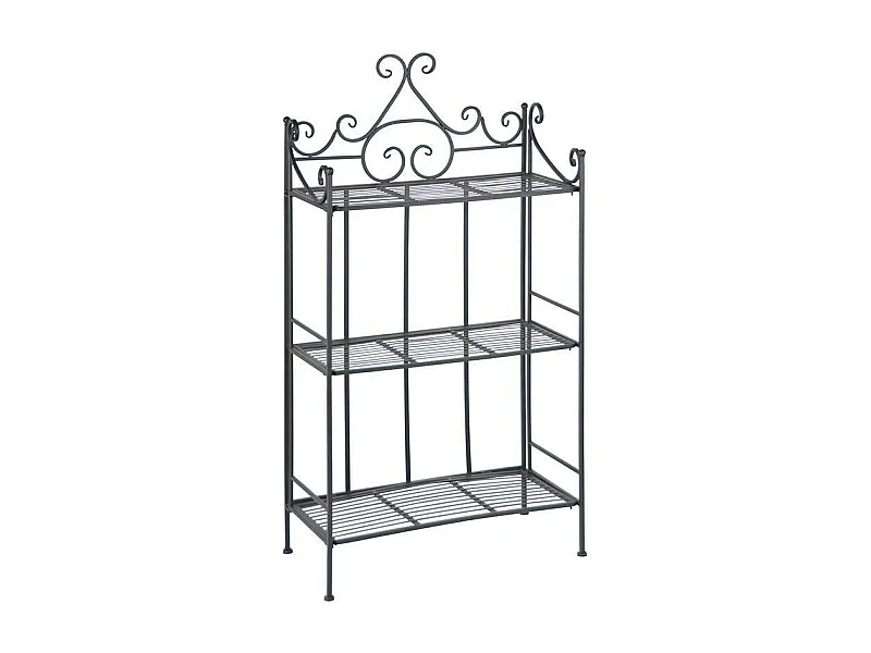 Etagère pliante à plantes Arabesques Droite 3 niveaux