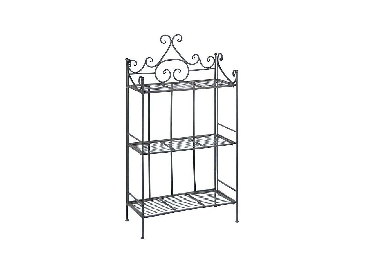 Etagère pliante à plantes Arabesques Droite 3 niveaux