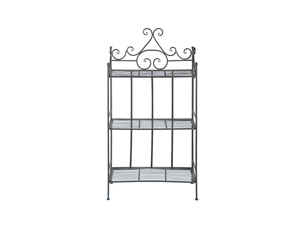 Etagère pliante à plantes Arabesques Droite 3 niveaux