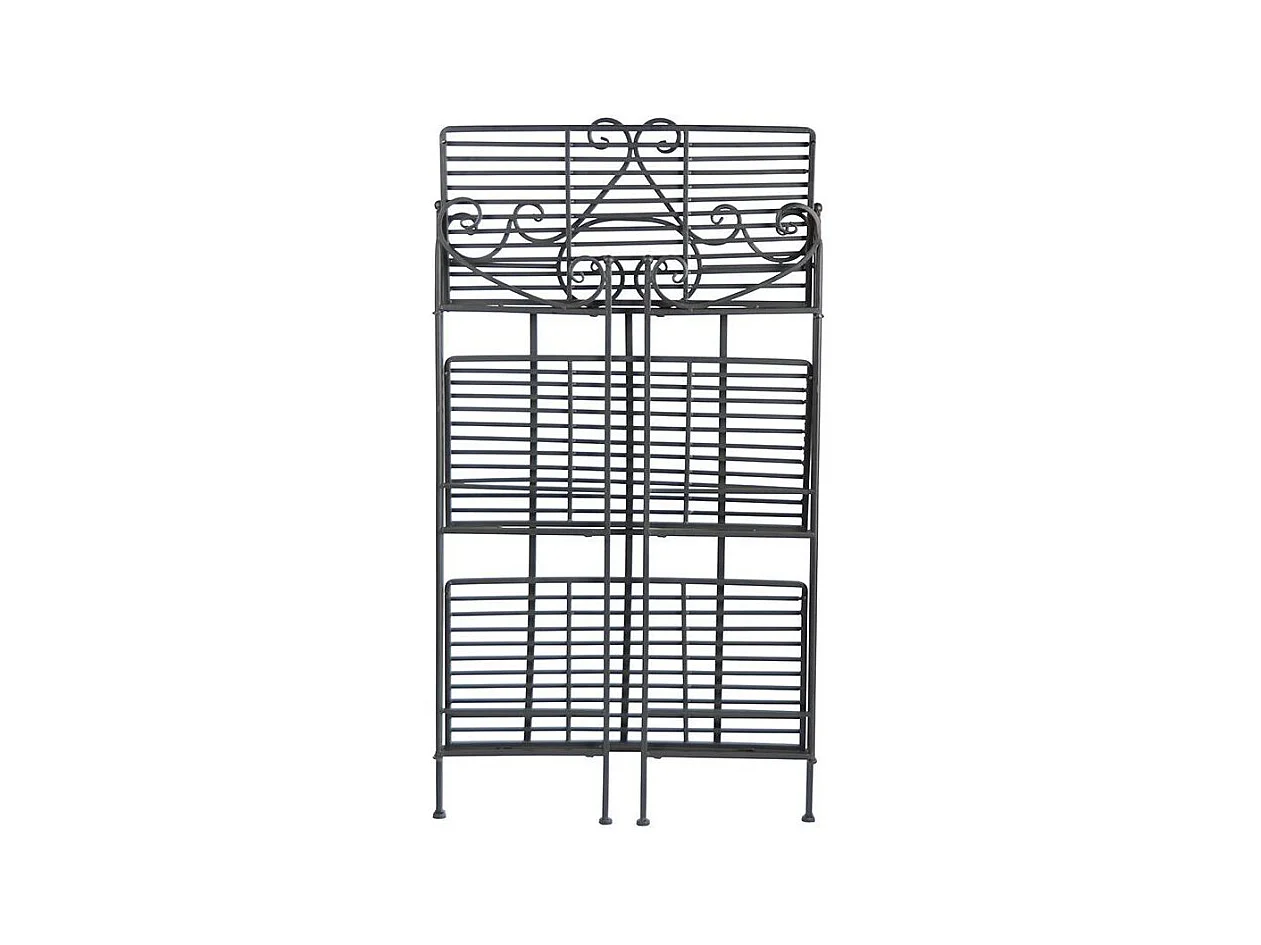 Etagère pliante à plantes Arabesques Droite 3 niveaux