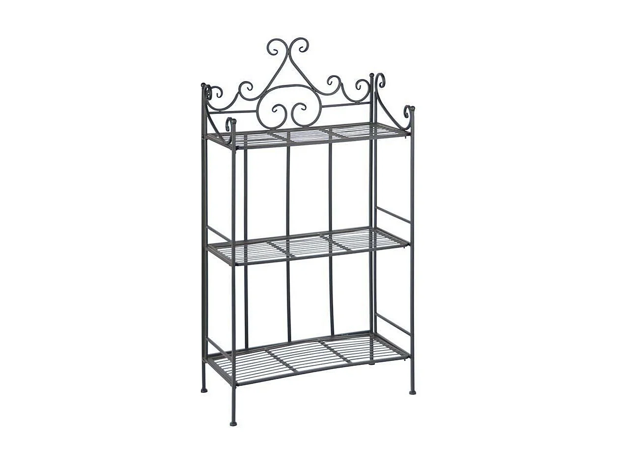 Etagère pliante à plantes Arabesques Droite 3 niveaux