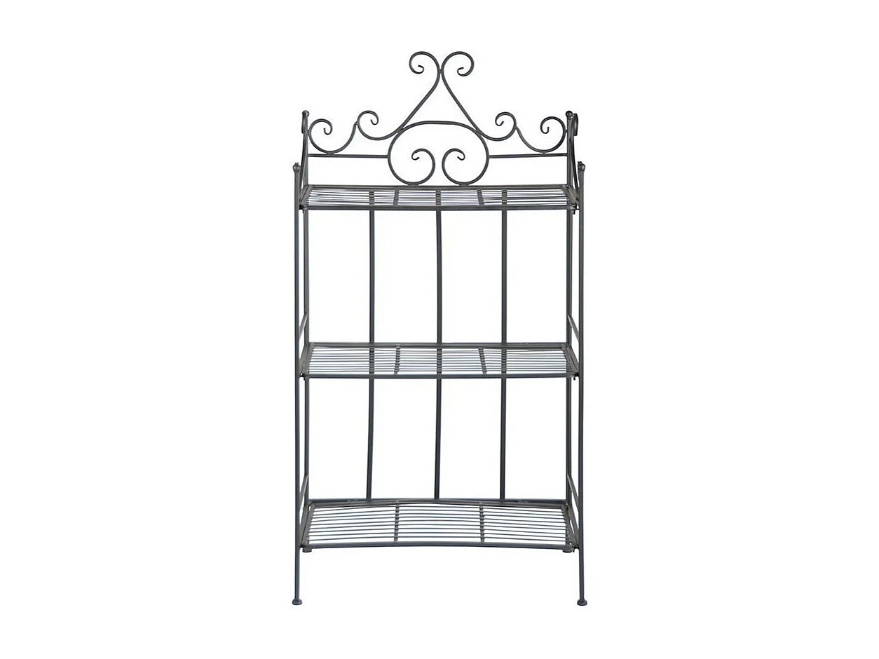 Etagère pliante à plantes Arabesques Droite 3 niveaux