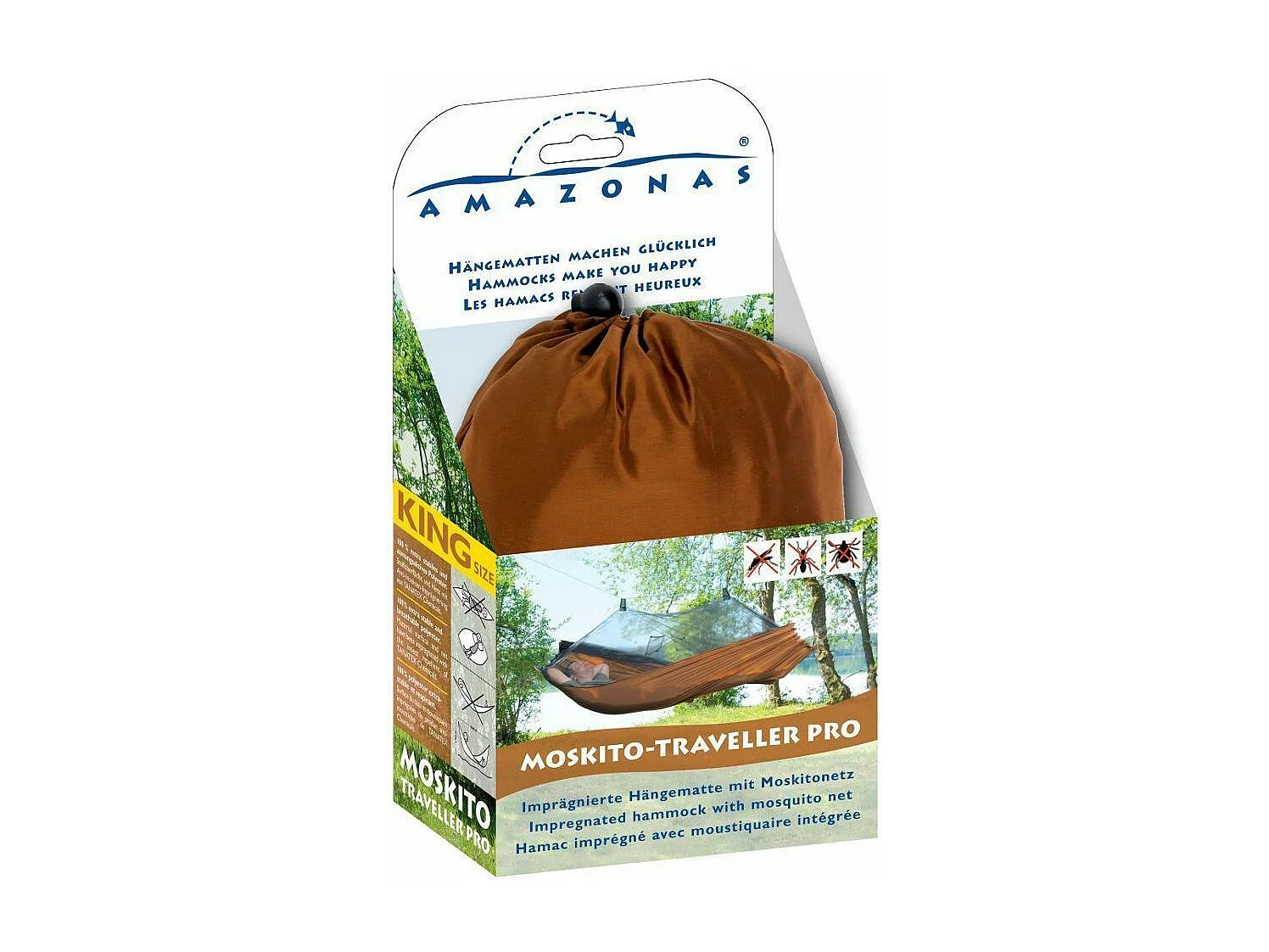 Moskito Pro Reisehängematte Anti-Insekten mit Moskitonetz