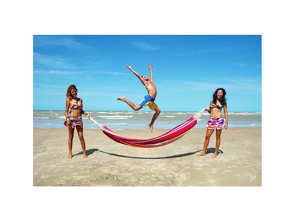 Doppelhängematte aus Baumwolle "Barbados" (grenadisch)