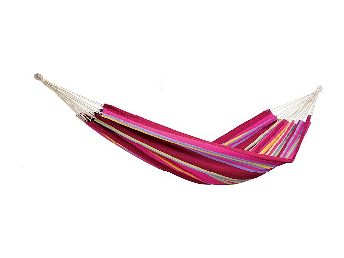Amaca Brasiliana Comfort Premium Doppia In Cotone – Ma 01082, Caribe Blu, 400x170 Cm, Portata 180 Kg