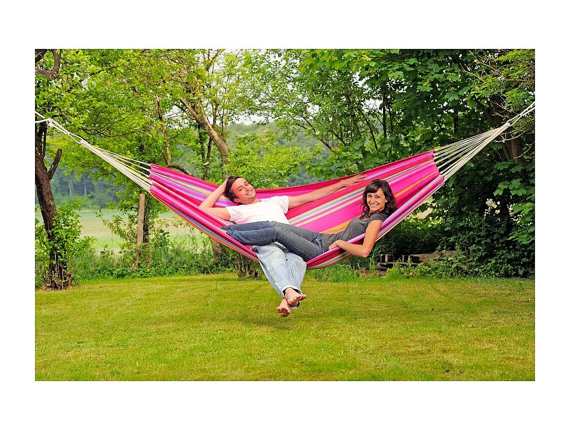 Hamaca doble de algodón de Barbados