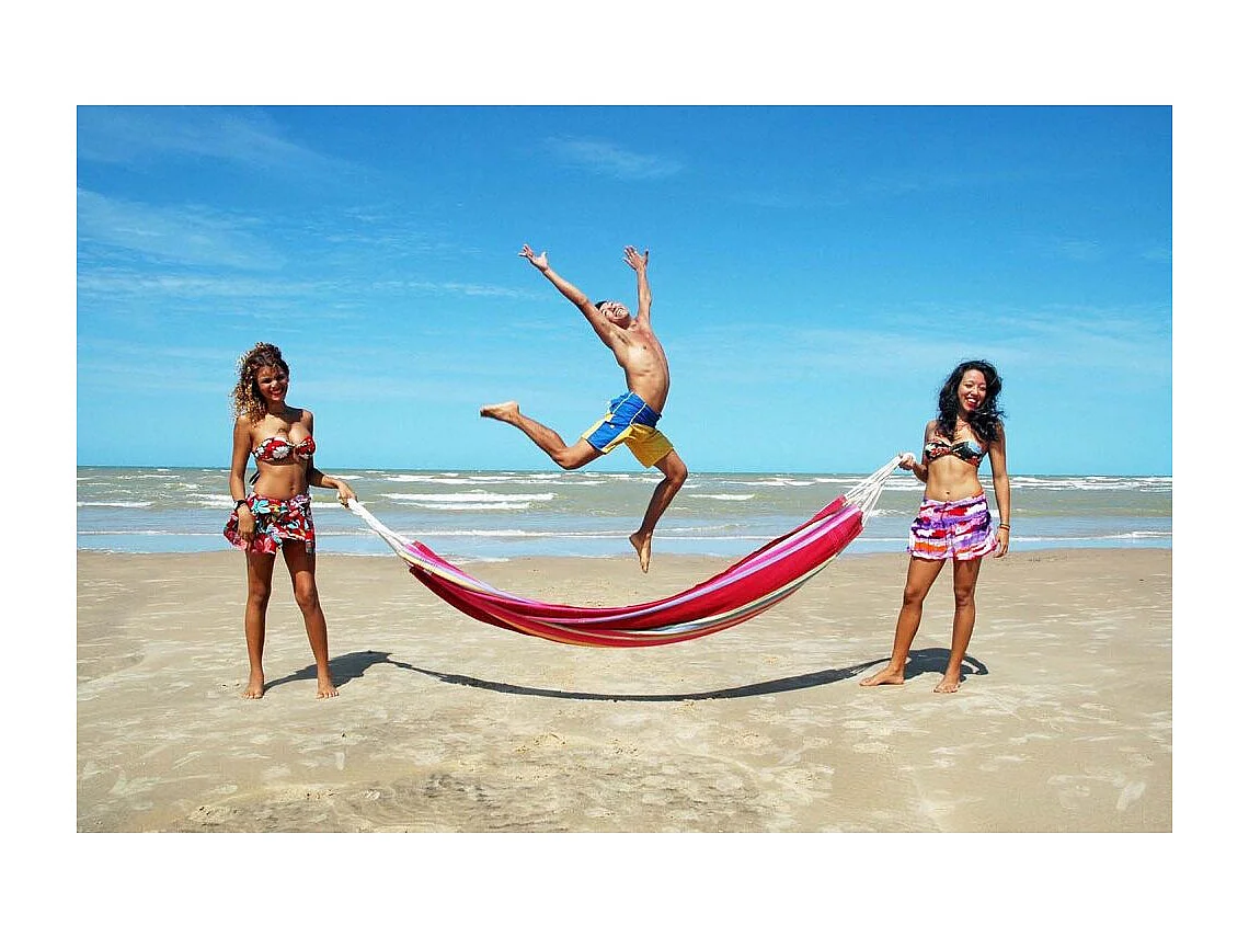 Hamaca doble de algodón de Barbados