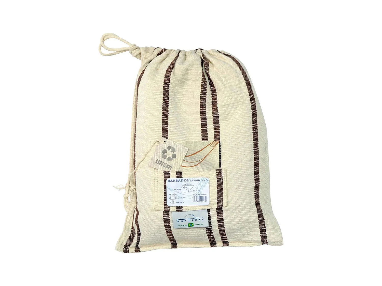 Doppelhängematte aus Baumwolle "Barbados" (grenadisch)