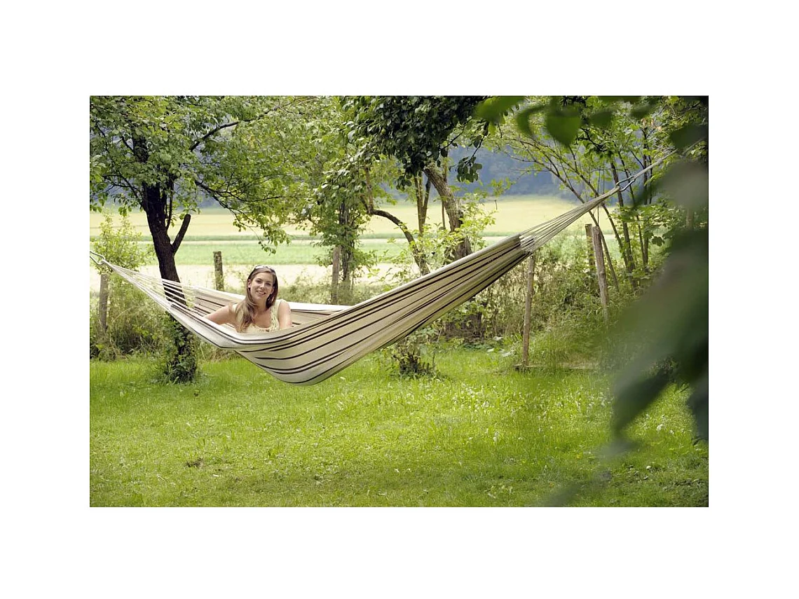 Doppelhängematte aus Baumwolle "Barbados" (grenadisch)