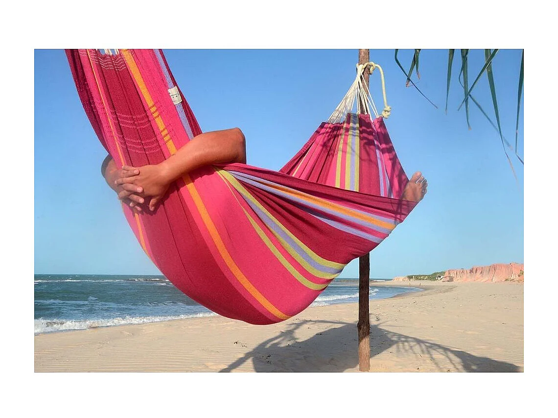 Doppelhängematte aus Baumwolle "Barbados" (grenadisch)